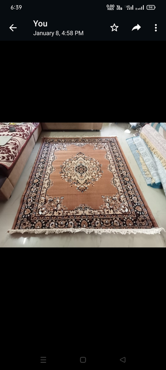 Living room carpet  size 5×7 uploaded by Shibhiksha carpet all kinds Wholesale carpet on 5/3/2023