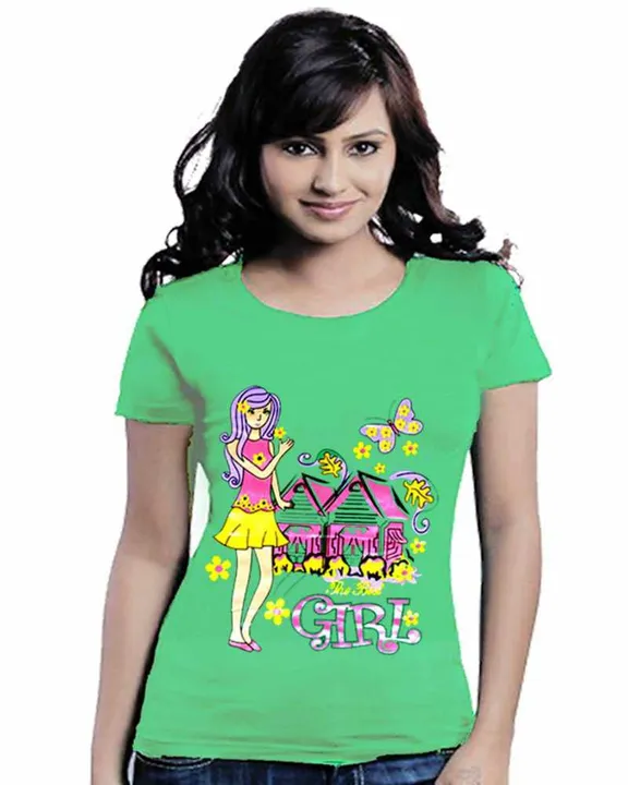 Girls Cotton T-Shirt.Half Sleeve .Age 3 - 15 years  uploaded by FAKIR APPARELS on 5/3/2023