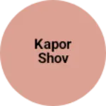 Business logo of Kapor shov