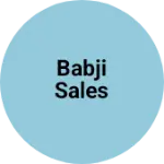 Business logo of Babji sales