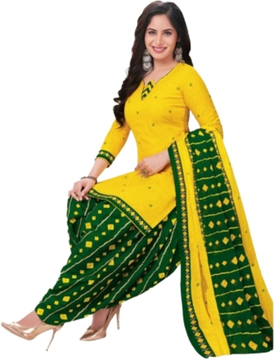Crepe Printed Salwar Suit Material uploaded by Raj Garments on 5/3/2023