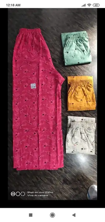 2 pcs pant sets palazzo sets embroidery printed kurti palazzo sets kurtis reyon printed straight and uploaded by Radha Creation , Maira sales for Readymade items on 5/3/2023