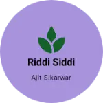 Business logo of Riddi siddi
