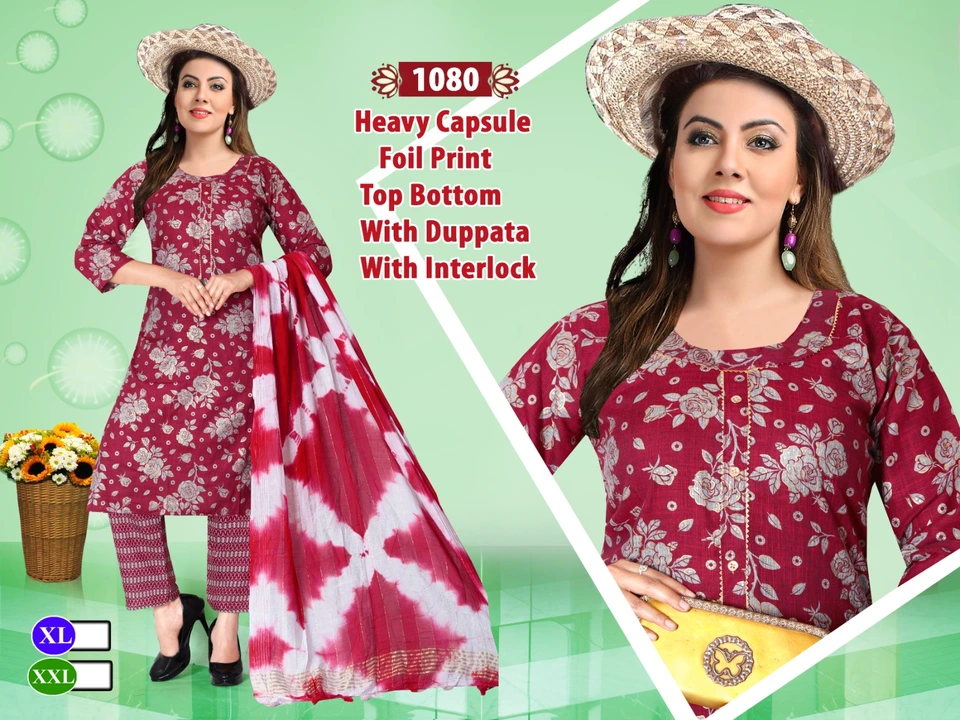 Kurtis with pants with dupatta set  uploaded by DSG WORLD FASHION WEAR  on 5/3/2023