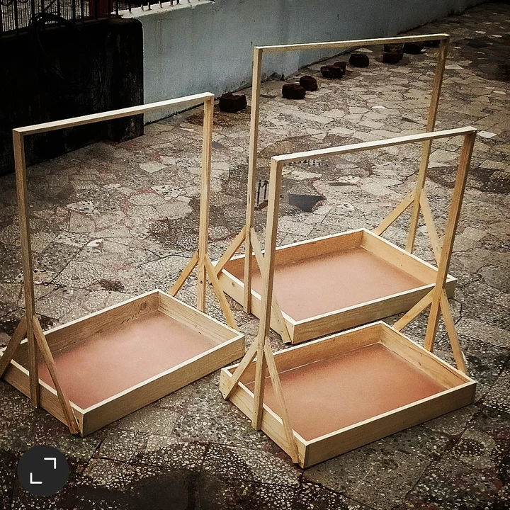 Jumbo size pine wood basket - trays uploaded by Shree sai wooden craft on 5/28/2024