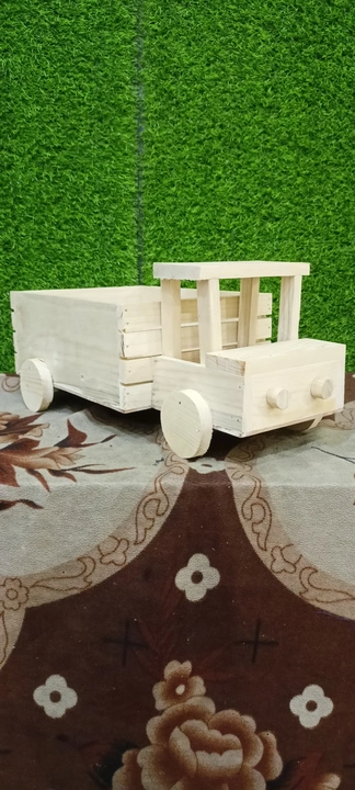Pine truck shape craft uploaded by Shree sai wooden craft on 5/3/2023
