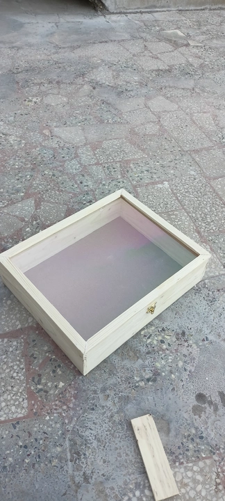 12"×15"×4 pine wood box with acrylic  uploaded by Shree sai wooden craft on 5/3/2023