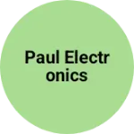 Business logo of Paul electronics