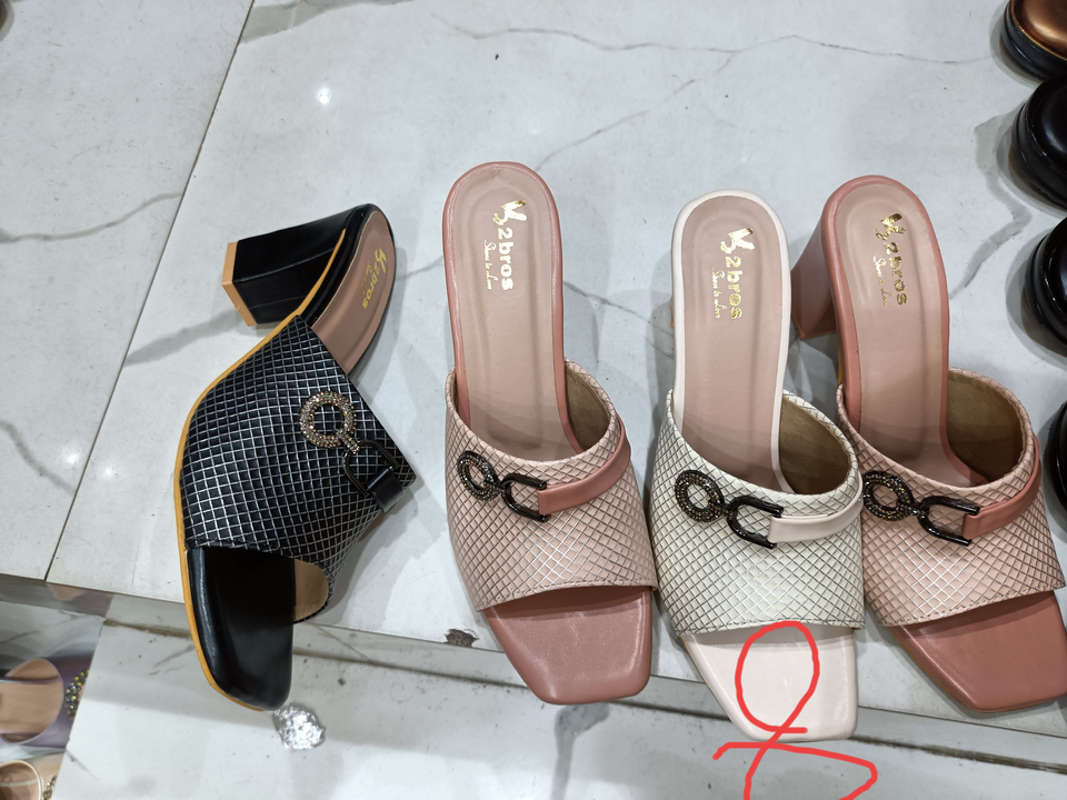 Block heels uploaded by Ansari foot industries on 5/3/2023