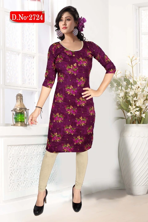 Only wholesale Mink kurti MOQ 40 piece  uploaded by BHATTAD TEXTILE AGENCY  on 5/4/2023