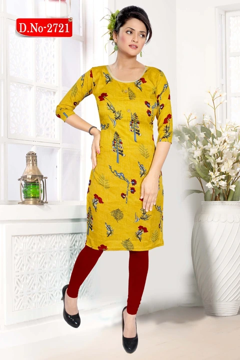 Only wholesale Mink kurti MOQ 40 piece  uploaded by BHATTAD TEXTILE AGENCY  on 5/4/2023