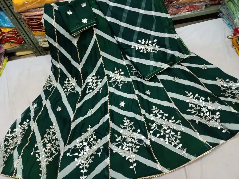 😍😍New Launch 😍😍
10 KALI LAGHA WHIT COTAN ASTER
😍 Pure organja *LAHERAY BANDEJ* LAGHA OR LAHERAY uploaded by Gotapatti manufacturer on 5/4/2023