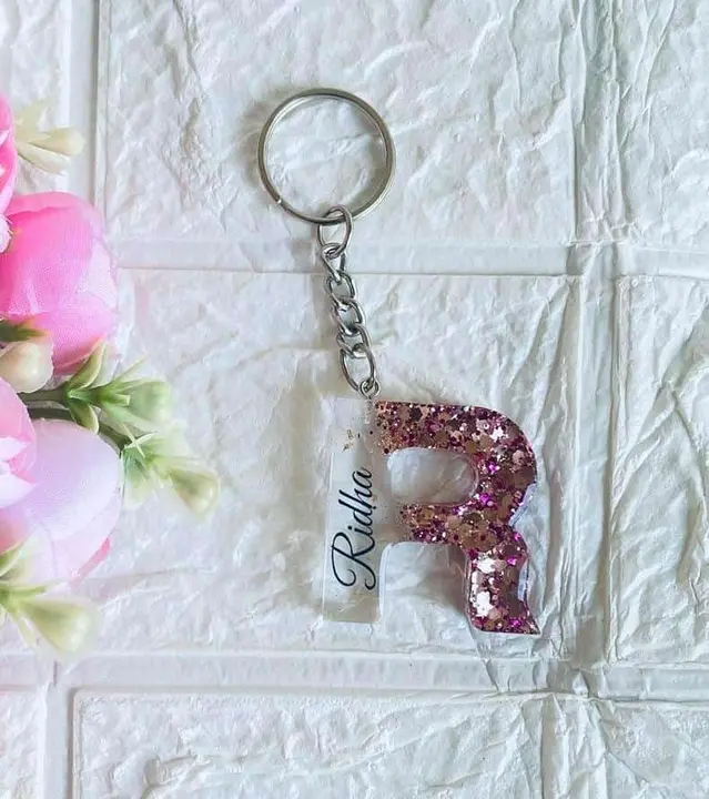 Resin key chain uploaded by business on 5/4/2023