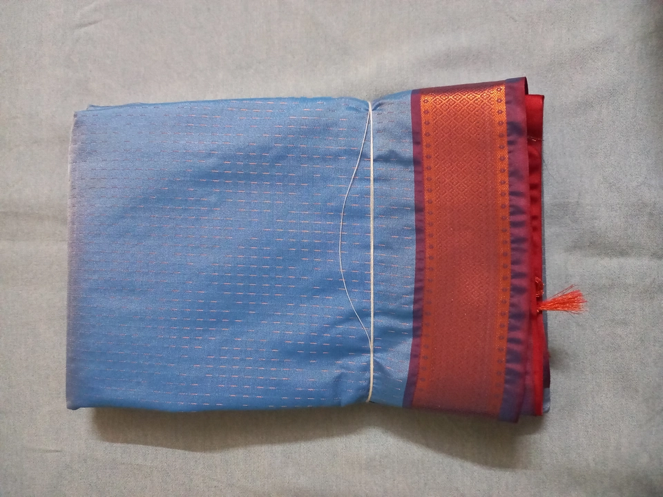 Fancy silk saree uploaded by Vasundhara Exports on 5/4/2023