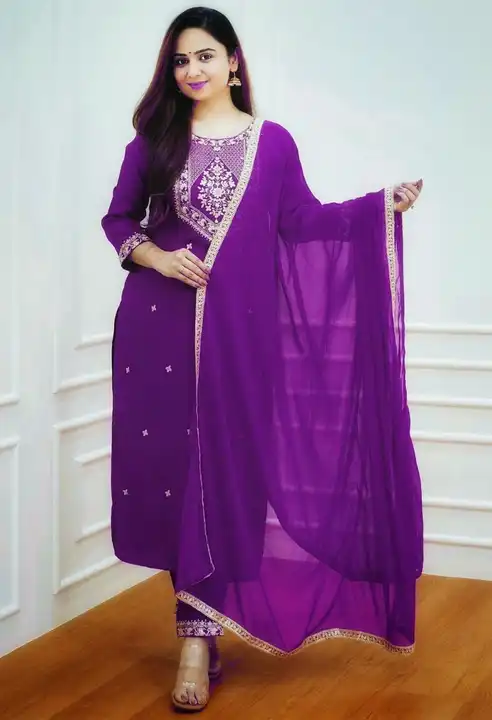 Kurti pant and dupatta uploaded by Taha fashion from surat on 5/4/2023