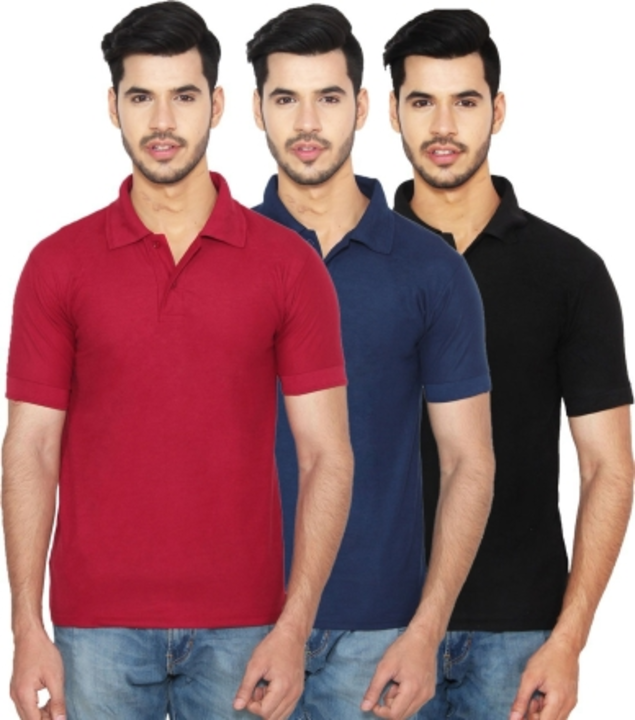 Solid Men Multicolor T-Shirt uploaded by Raj Garments on 5/4/2023