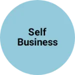 Business logo of Self business