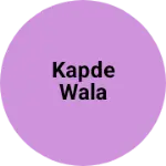 Business logo of Kapde wala