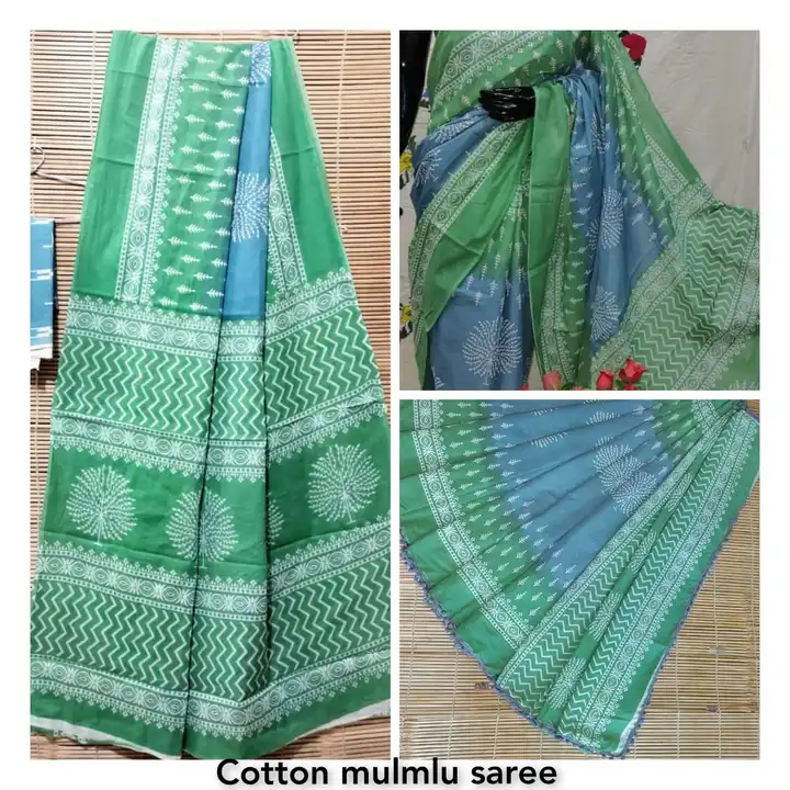 Cotton mulmul sarees  uploaded by R v textile on 5/4/2023