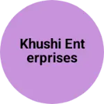 Business logo of Khushi enterprises