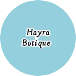 Business logo of Hayra botique