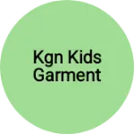 Business logo of Kgn kids garment