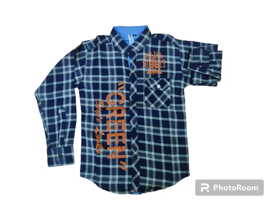 100% cotton washed shirt for boys  uploaded by Dressy kid's wear  on 5/4/2023