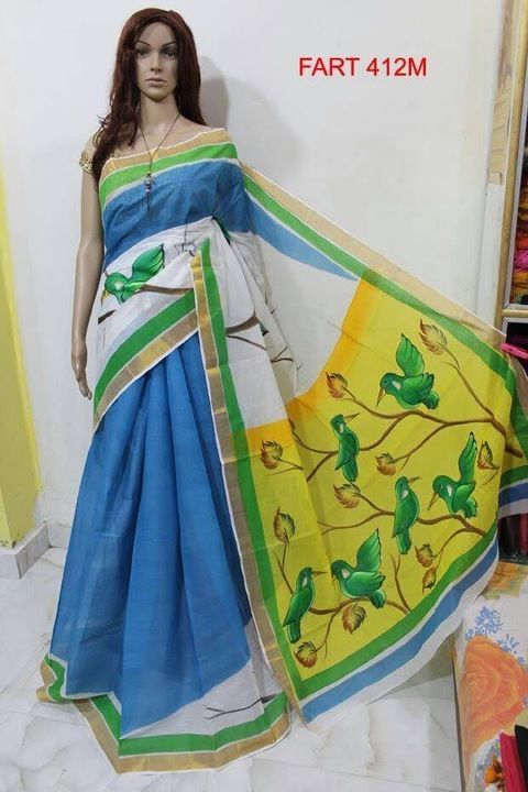 Hand Painted  Sarees uploaded by business on 3/8/2021