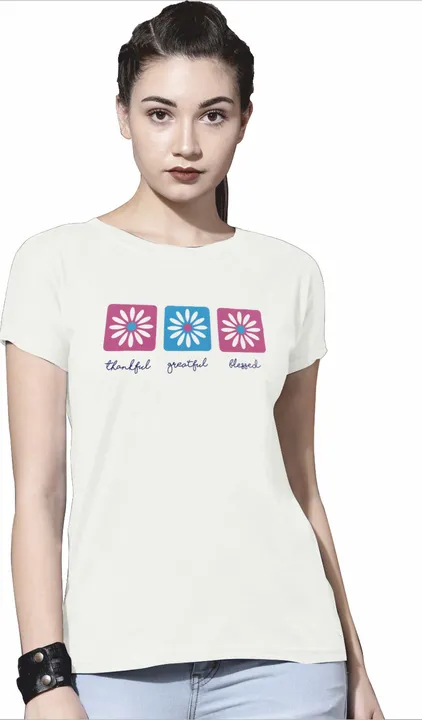 Athletic Classic Women's Printed Cotton Tee uploaded by Amarratva Knitwears Private limited on 5/4/2023