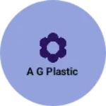 Business logo of A g plastic