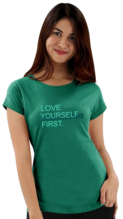 Athletic Classic Women's Printed Cotton Tee uploaded by Amarratva Knitwears Private limited on 5/4/2023