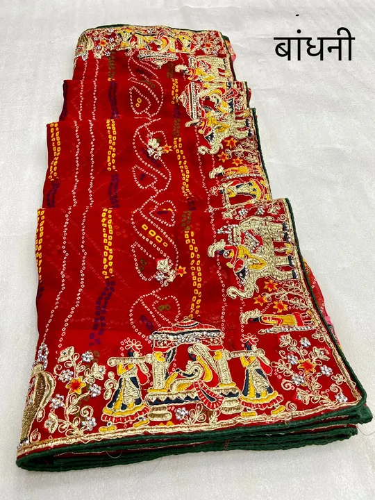 Bhandhani Saree  uploaded by Textile Tag on 5/4/2023