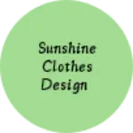 Business logo of Sunshine clothes design