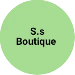 Business logo of S.S Boutique