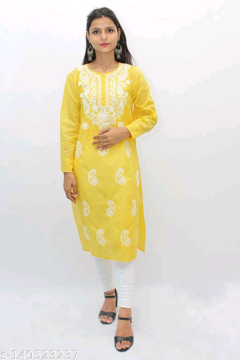 Embroidery work kurti  uploaded by business on 5/4/2023