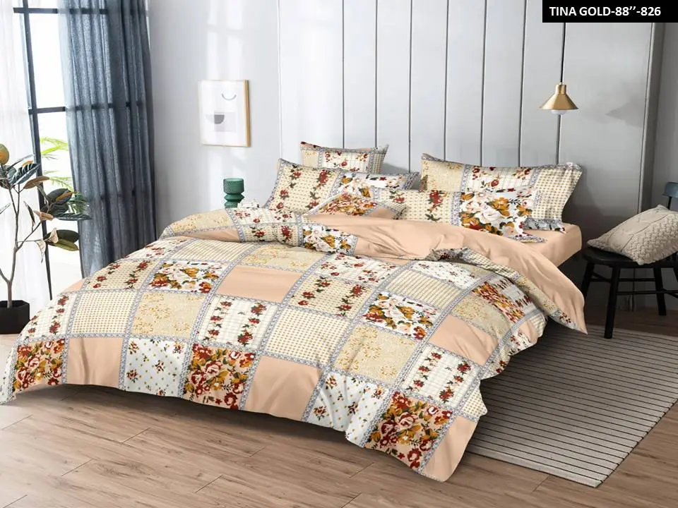 TULIP DOUBLE BED BEDSHEETS  uploaded by Sri Lata Textiles on 5/31/2024