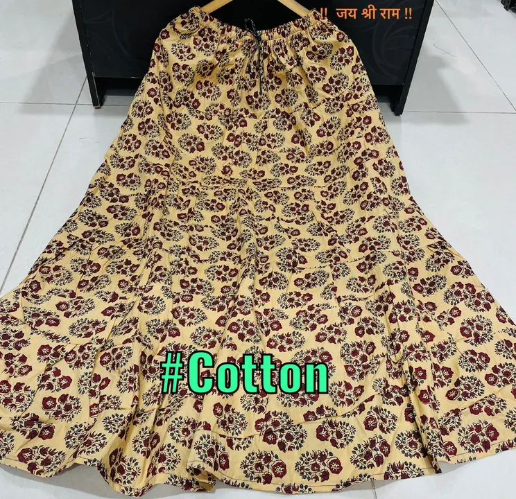  Cotton&Rayon Regular Wear Printed long Skirt
 uploaded by HARF CLASSIC on 5/4/2023