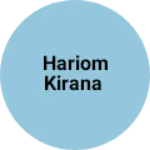 Business logo of Hariom kirana