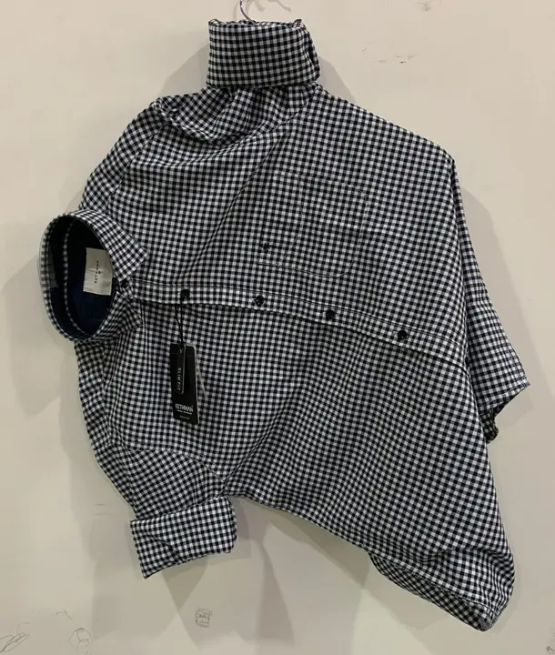 *💯% Original Men’s Premium Full Sleeves Oxford Cotton Checks Shirts*

Brand:*EETHMAN®️[O.G]*
Fabric uploaded by CR Clothing Co.  on 5/4/2023