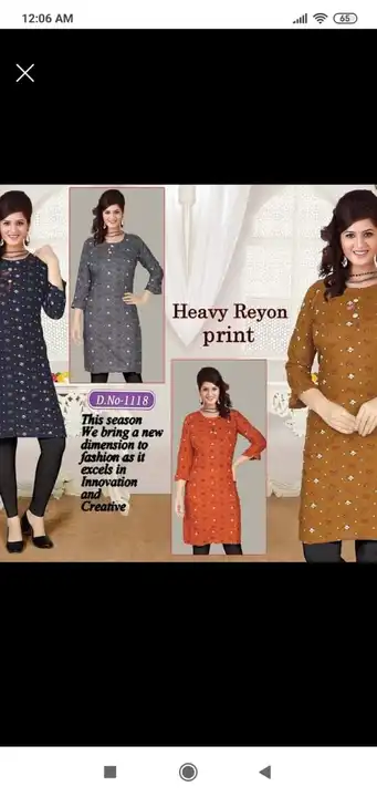 All type of long kurtis ghera kurtis fancy designer work embroidery printed work low medium rates uploaded by Radha Creation , Maira sales for Readymade items on 5/4/2023