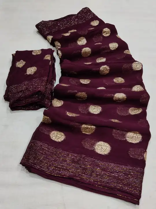 ❤️
*beautiful color combination Saree for all ladies*

👉keep shopping with us

🥰🥰Original product uploaded by Gotapatti manufacturer on 5/4/2023