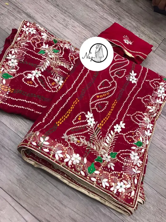 presents A beautiful ojariya saree

👉keep shopping with us

wedding spl festival saree

💖💖 pure j uploaded by Gotapatti manufacturer on 5/4/2023