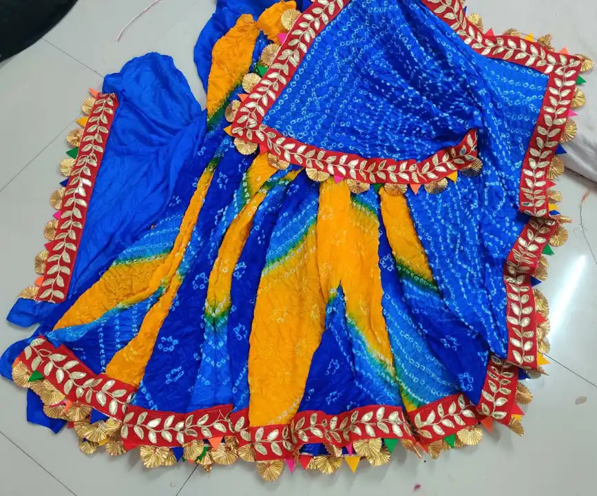 ❤️💞💞 *New launched*❤️💞💞

 Beautiful Bandhej silk saree with beautiful gotta Patti multi border w uploaded by Gotapatti manufacturer on 5/4/2023