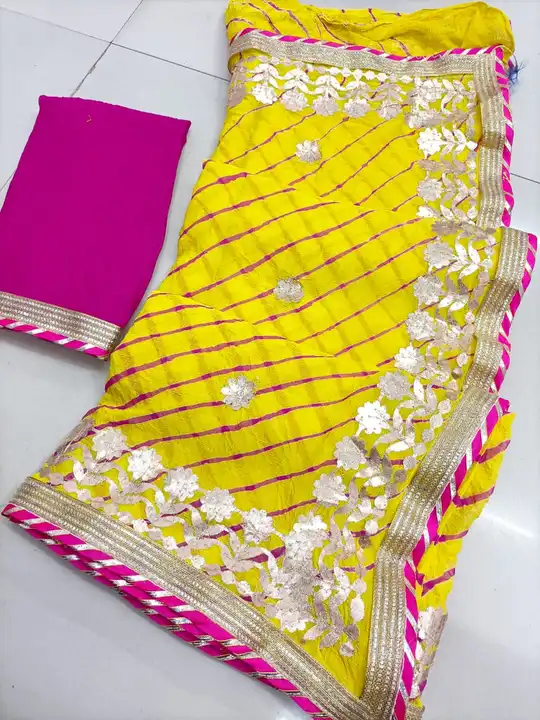 😍😍 *NEW LAUNCHED LEHARIYA SPECIAL*😍😍

💃🏻 Special Fancy Colour Matching Chart 😍

💃🏻 Handmade uploaded by Gotapatti manufacturer on 5/4/2023