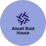 Business logo of ansari boot house