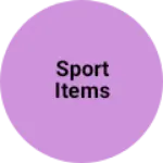 Business logo of Sport items