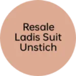 Business logo of resale ladis suit unstich