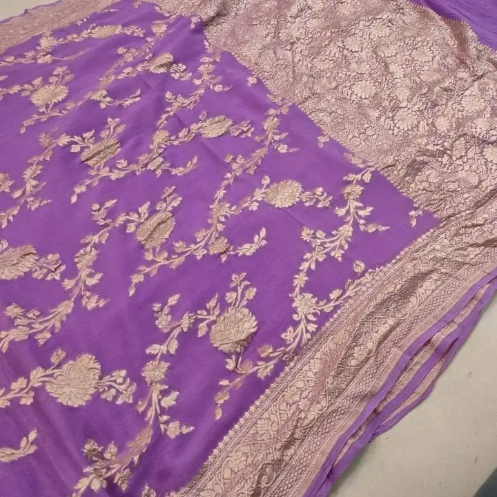 Banarasi handloom soft semi gorget silk saree  uploaded by G.N.S. on 5/5/2023