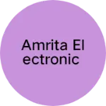 Business logo of Amrita electronic