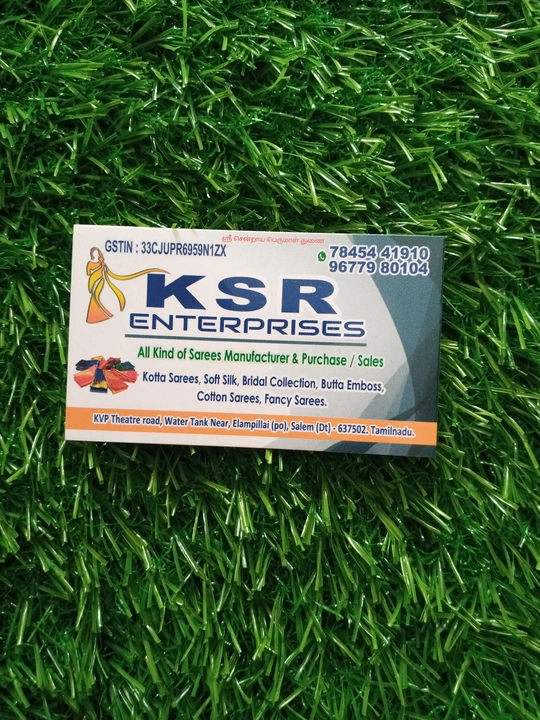 Post image KSR Enterprises  has updated their profile picture.